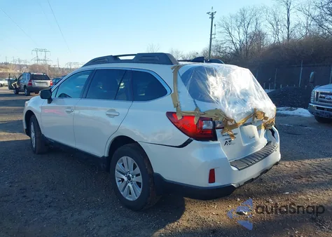 2016 Subaru Outback 2.5I Premium z USA, uszkodzony, nr VIN 4S4BSAHC0G3305350